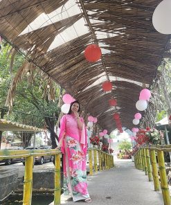 Cho thuê áo dài nữ hồng