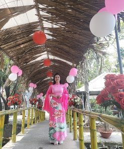 Cho thuê áo dài nữ hồng