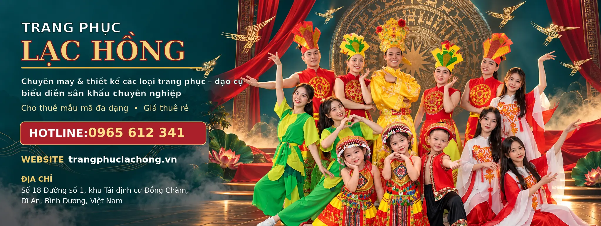 banner trang phục Lạc Hồng